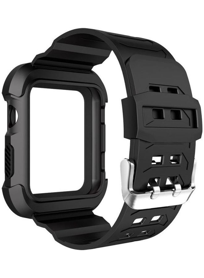 BGM Replacement Band for Apple Watch Series 1/2/3 38mm Black - Image 3