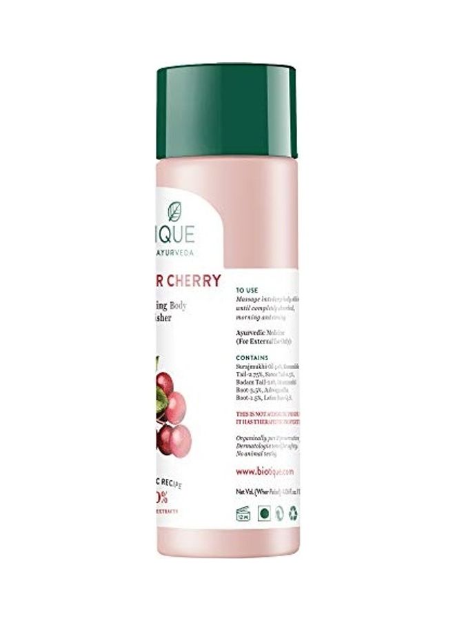 Biotique Bio Winter Cherry Rejuvenating Body Nourisher Lotion Pink 120ml - Image 3