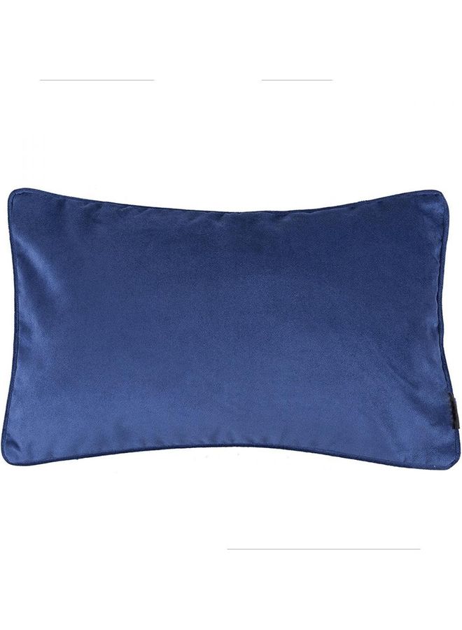 benefit Solid Design Decorative Pillow Blue 50x30cm - Image 1