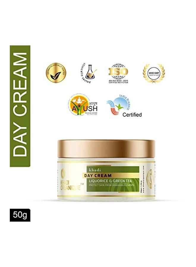 Liquorice And Green Tea Day Cream Multicolour 50grams - v1629158845/N50144303A_3