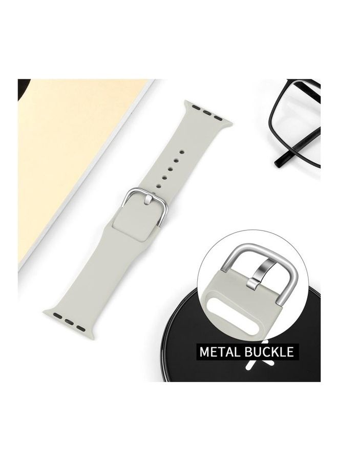 BGM Replacement Band for Apple Watch Series 1/2/3/4/5/6/SE 38/40mm Grey - Image 5