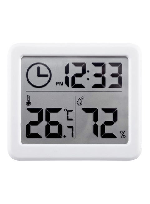 Temperature and Humidity Meter Digital Hygrometer H37503-LM White