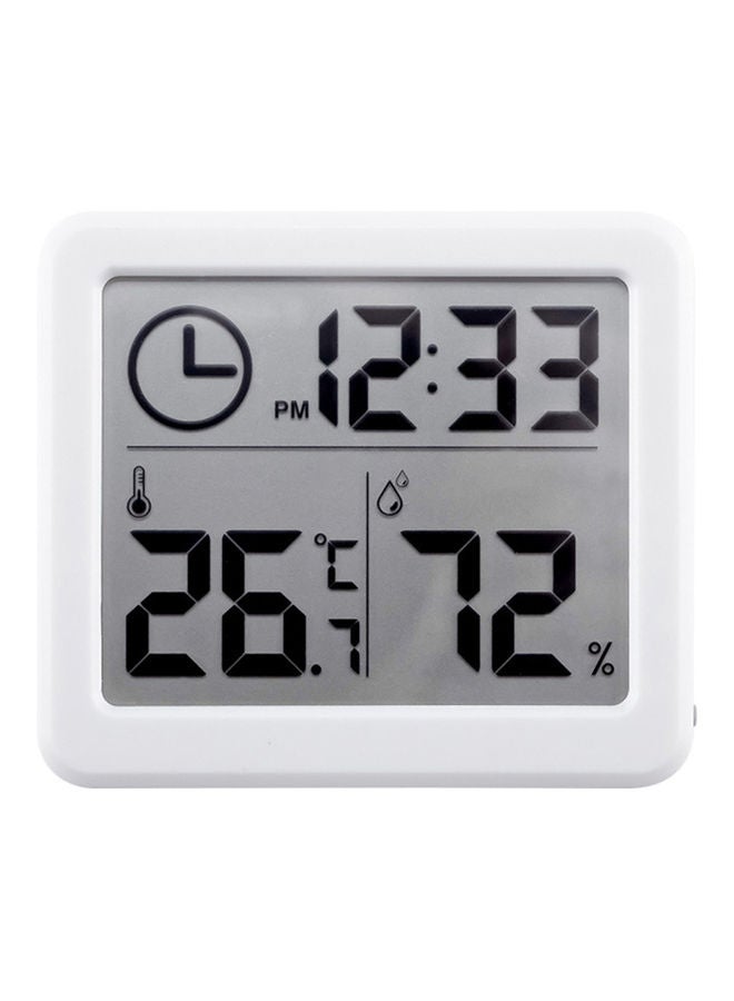 Generic - Temperature and Humidity Meter Digital Hygrometer H37503-LM White - Image 1