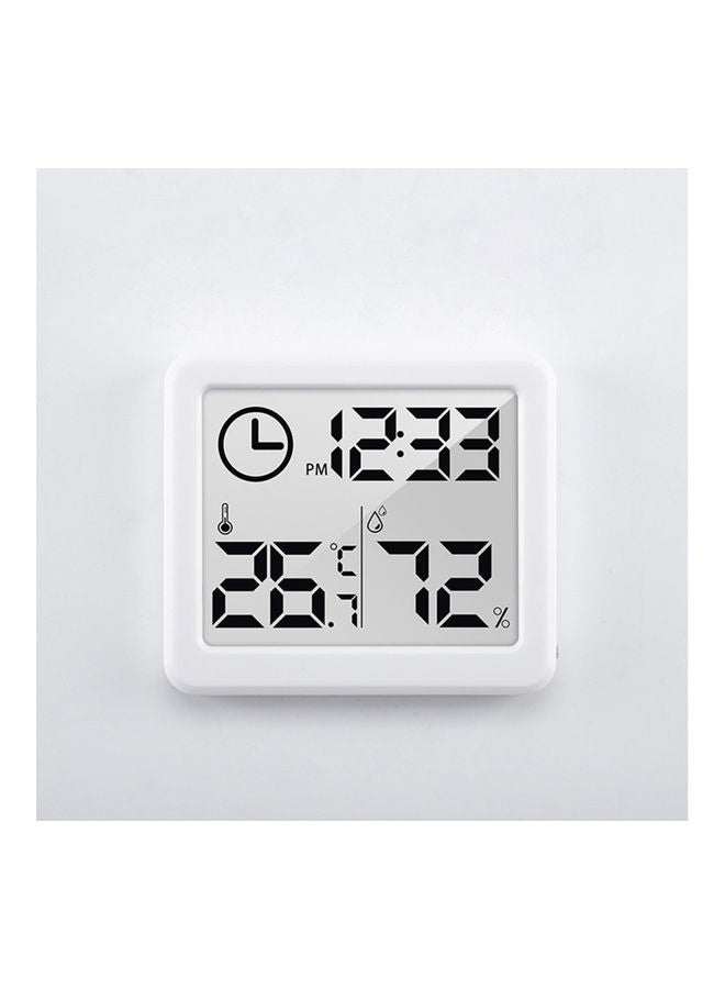 Generic - Temperature and Humidity Meter Digital Hygrometer H37503-LM White - Image 1
