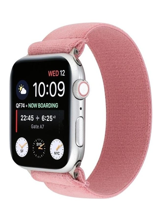 BGM Silicone Replacement Strap Watchband For Apple Watch Series 6/SE/5/4/3/2/1 42-44mm Smoke Pink - Image 2