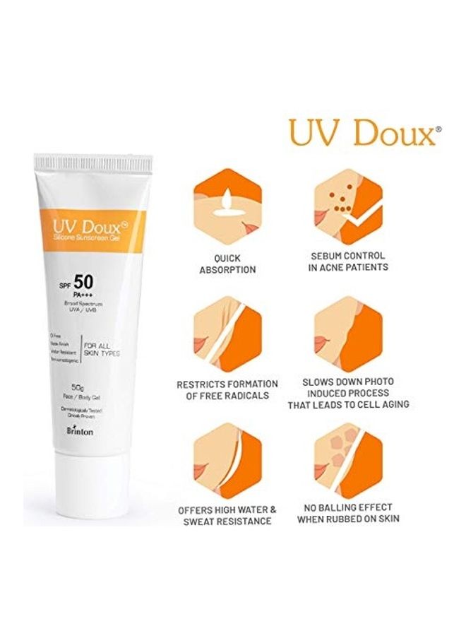 Brinton - UV Doux Face And Body Sunscreen Gel Multicolour 50grams - Image 1