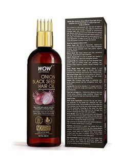 WOW Skin Science Onion Black Seed Onion Hair Oil Brown 200ml  - Image 2