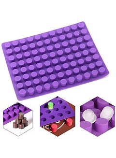 88-Cavities Mini Round Silicone Mold For Chocolate Truffle Purple 11.22x17.76inch - v1629161710/N50162941A_1