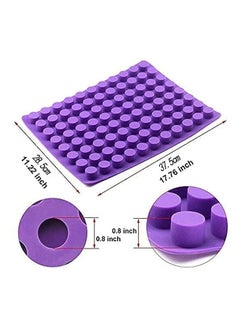 88-Cavities Mini Round Silicone Mold For Chocolate Truffle Purple 11.22x17.76inch - v1629161710/N50162941A_4