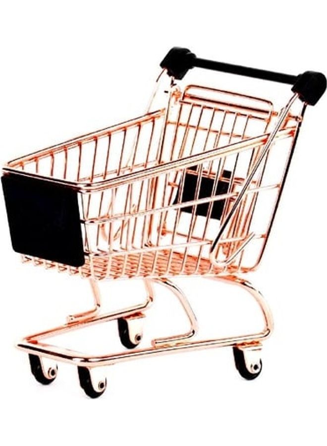 Generic Decorative Mini Cart Rose Gold 