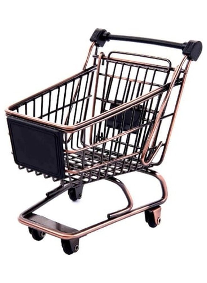 Generic Decorative Mini Cart Black/Rose Gold 