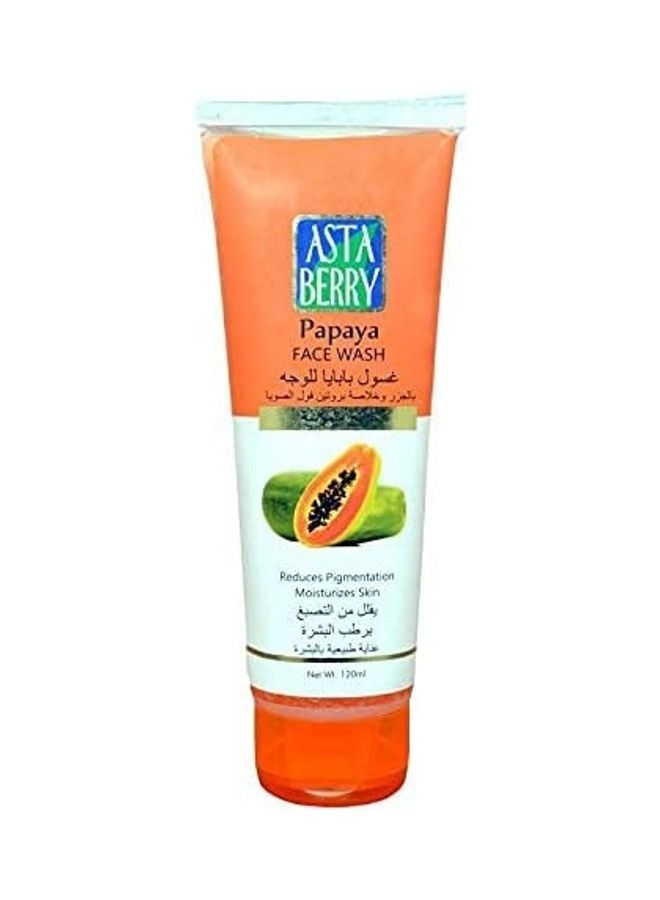 ASTA BERRY - Papaya Face Wash Orange 125ml - Image 1