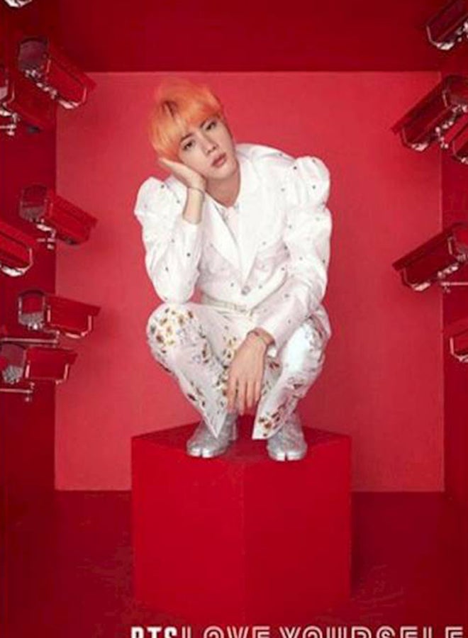 Bts Love Yourself- Wall Scroll Coated Paper Poster Red 40x60centimeter - Image 2