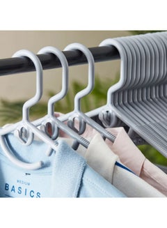 Home Box 24-Piece Prima Clothes Hanger Grey 41x21cm  - Image 1