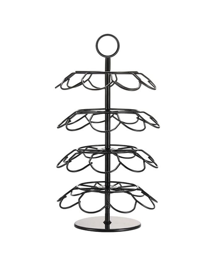 Rock Pow Coffee Capsule Storage Rack Black 7.36x14.3x7x36inch - Image 1