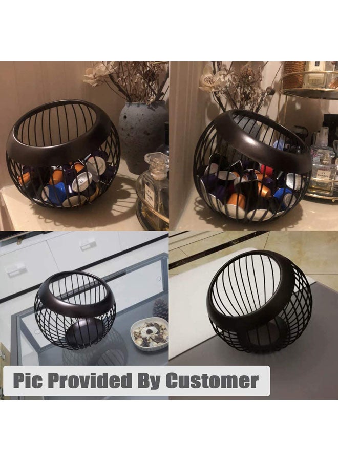 Coffee Pod Holder Brown 8.2x7.7x8.2inch