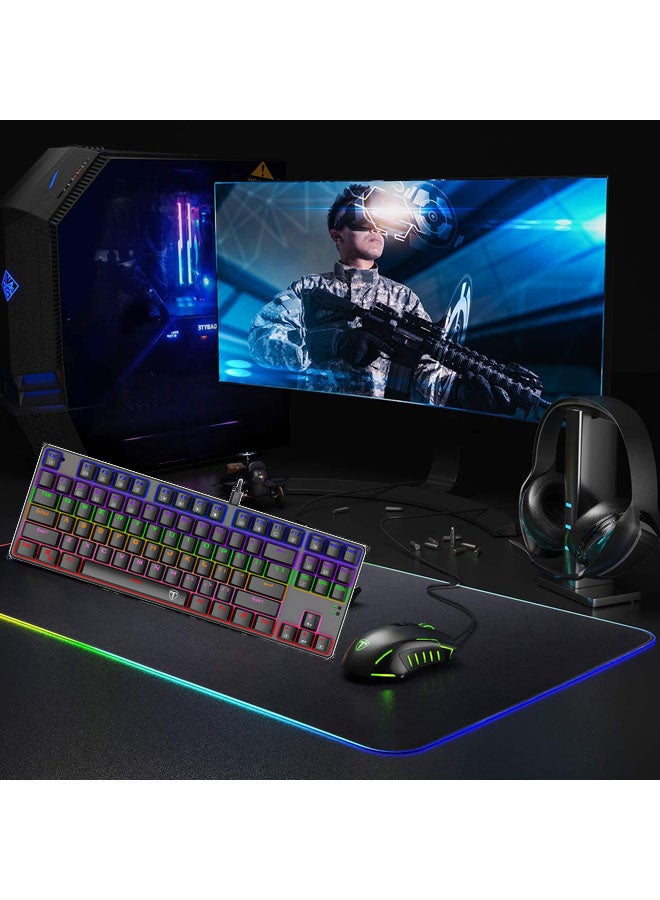 Rock Pow - Mechanical Gaming Keyboard And Mouse - wired - Image 1