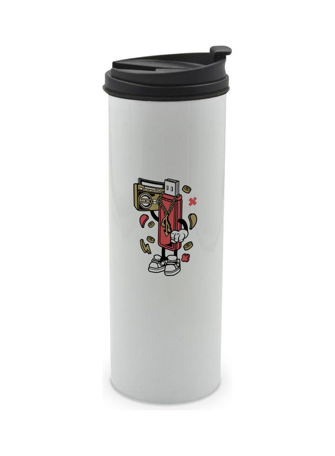 ليت كوب مزيّن بطبعة مستوحاة من شخصية بلانكا من سلسلة لعبة الفيديو "Street Fighter" متعدد الألوان 400ملليلتر - Image 1