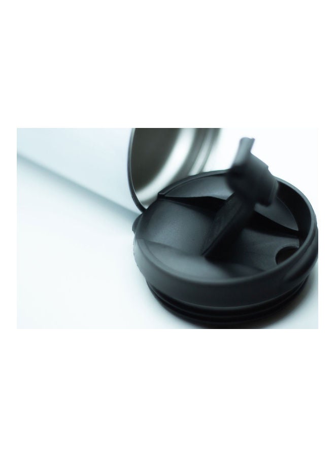 LIT Smurf Printed Tumbler With Lid White/Black/Blue - Image 3