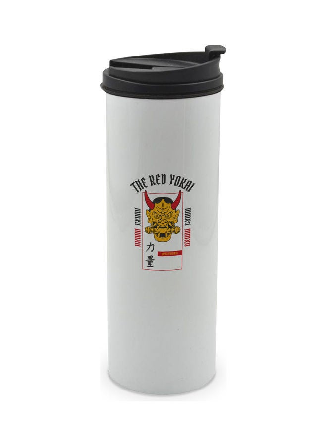 LIT The Red Yokai Double Wall Tumbler With Lid Multicolour 400ml - Image 1