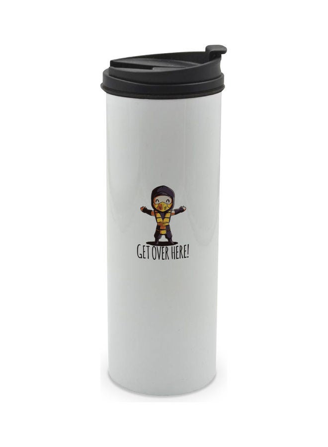 LIT Get Over Here Printed Tumbler With Lid Multicolour 400ml - Image 1