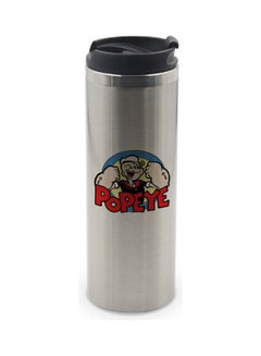 LIT Popeye Design Double Wall Tumbler With Lid Multicolour 400ml  - Image 1