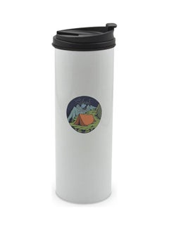LIT Silent Night Design Printed Double Wall Tumbler With Lid Multicolour 400ml  - Image 1