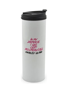 LIT Defense Quote Printed Tumbler With Lid Multicolour 400ml  - Image 1