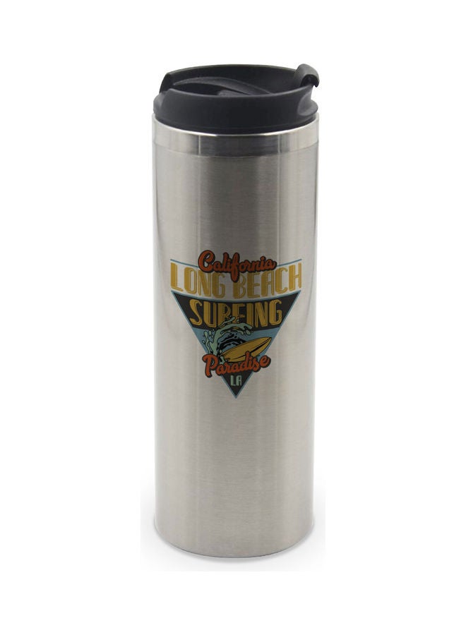 LIT Long Beach Design  Silver Tumbler Multicolour - Image 1