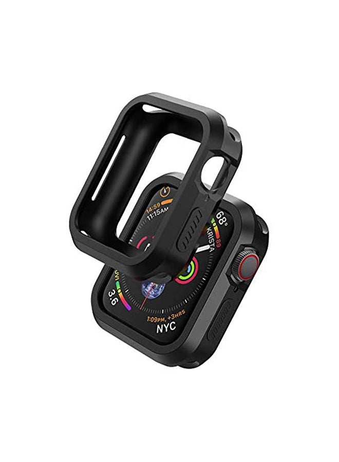 O Ozone Shock-Proof Design Case Compatible With Apple Watch Series 6/5/4/SE Black - Image 1
