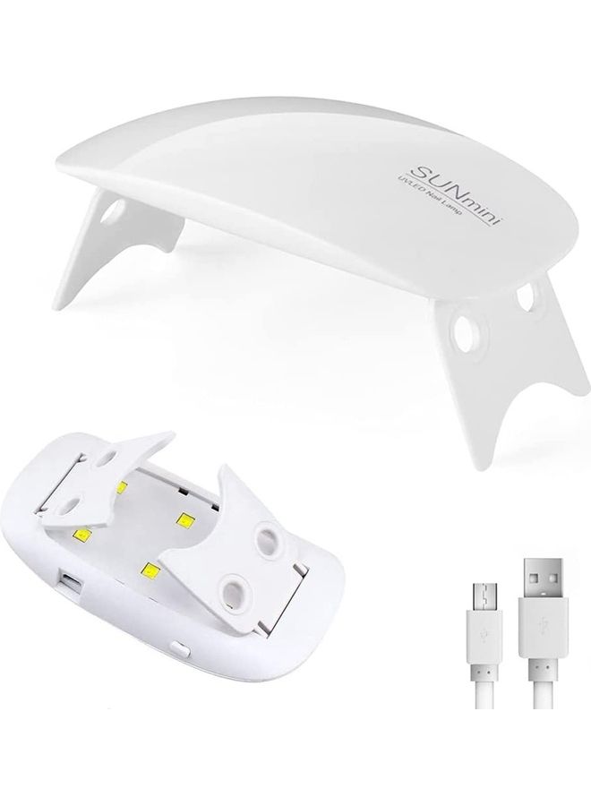 6W UV LED Nail Dryer White - v1629182655/N50178096A_1