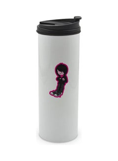 LIT Emo Boy Printed Double Wall Tumbler With Lid Multicolour 400ml  - Image 1