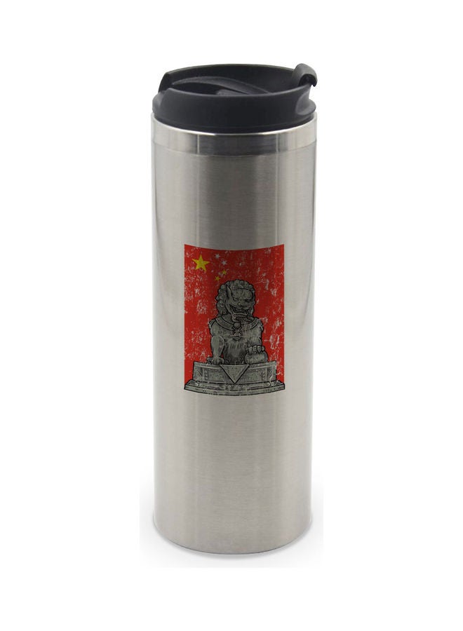 LIT - Republic Of China Silver Tumbler With Lid Multicolour - Image 1