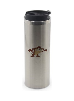LIT Angry Taz Design Double Wall Tumbler With Lid Multicolour 400ml  - Image 1