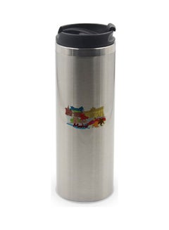 LIT Madrid Printed Tumbler With Lid Multicolour  - Image 1