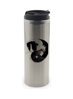 LIT Naruto Printed Double Wall Tumbler With Lid Multicolour 400ml  - Image 1