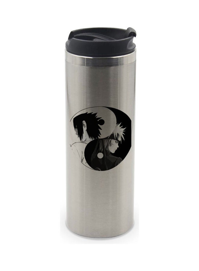 ليت كوب بجدار مزدوج مزود بغطاء ومزين بطبعة تصميم مستوحى من "Naruto" متعدد الألوان 400ملليلتر - Image 1