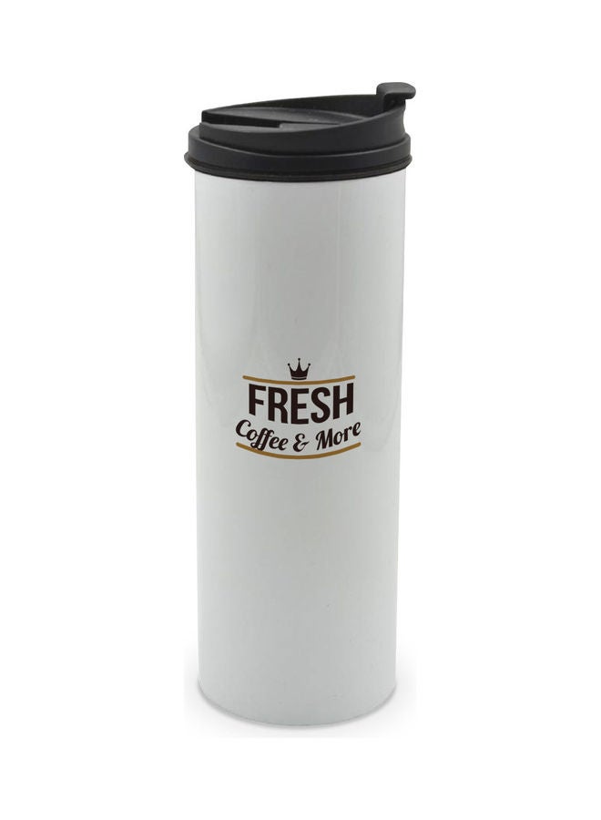 LIT Fresh And More Printed Double Wall Tumbler With Lid Multicolour 400ml - Image 1