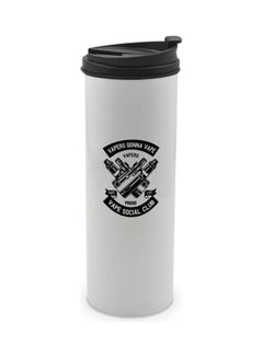 LIT Vapers Gift Printed Double Wall Tumbler With Lid Multicolour 400ml  - Image 1