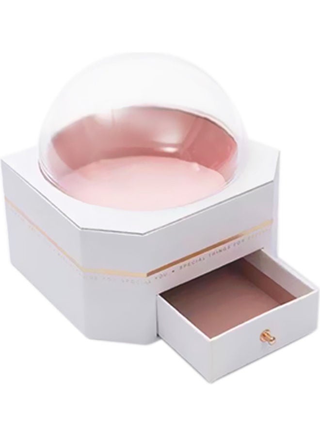 Creative - Gift Box With Acrylic Transparent Lid White - Image 1
