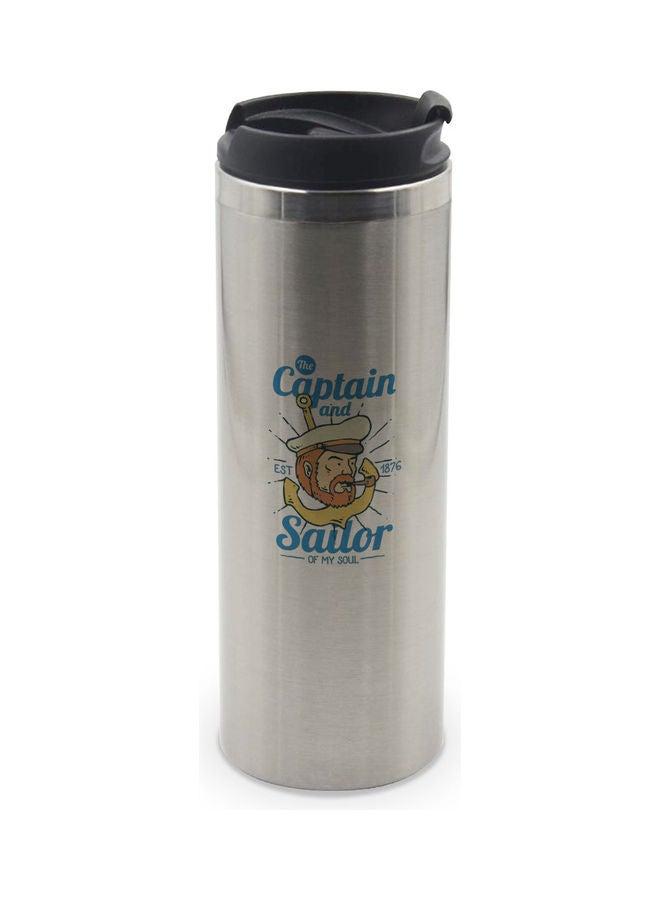 LIT Captain Sailor Tumbler Silver/Black - Image 1