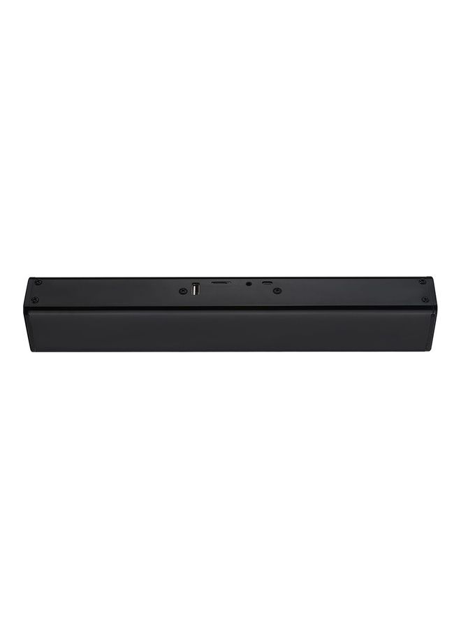 Stylish and Compact Portable Wireless Soundbar Black - Image 4