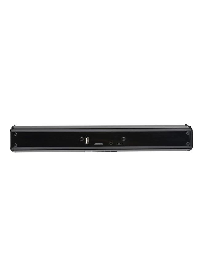 Stylish and Compact Portable Wireless Soundbar Black - Image 5
