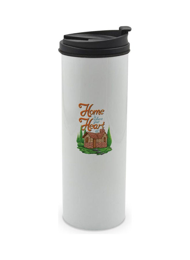 LIT Double Wall Tumbler with Easy Click Lock Multicolour  - Image 1