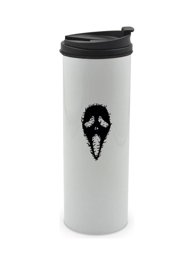 ليت كوب مطبوع عليه تصميم قناع مخيف مستوحى من فيلم "Scream" متعدد الألوان 400ملليلتر - Image 1