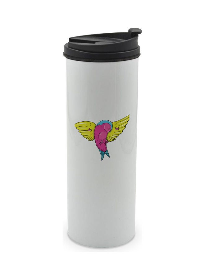 LIT Double Wall Tumbler with Easy Click Lock Multicolour  - Image 1