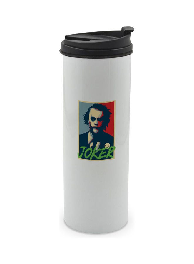 LIT Joker Hope Poster Printed Tumbler With Lid Multicolour 400ml - Image 1