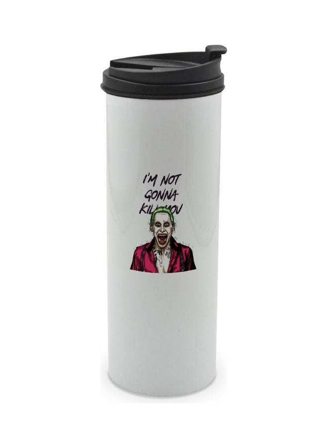 LIT Bad Joker Printed Tumbler With Lid Multicolour 400ml - Image 1
