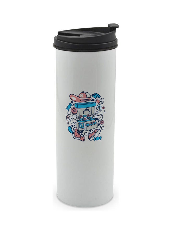 Arcade Games Character Printed Tumbler With Lid Multicolour 400ml