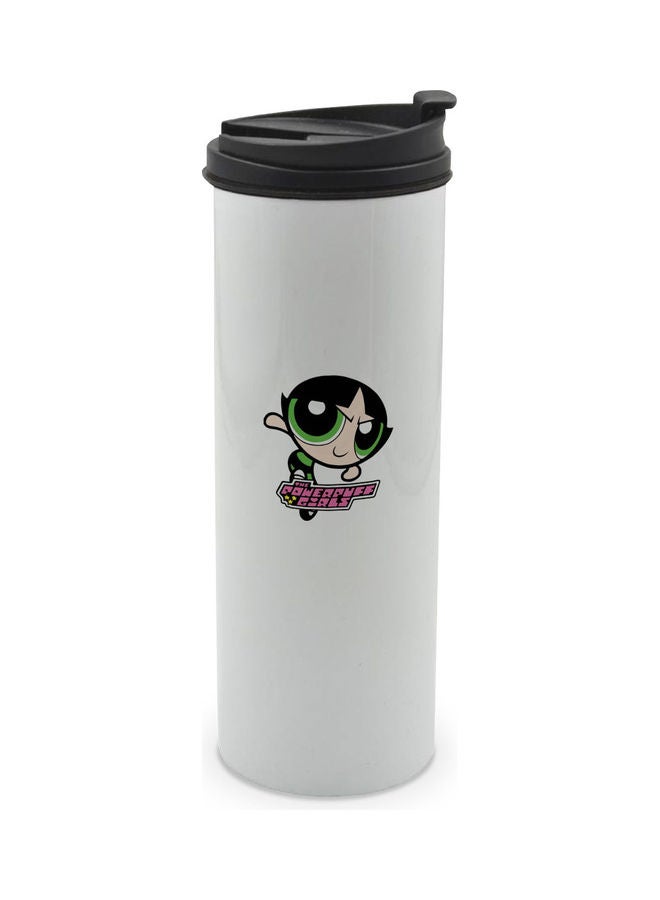 LIT Power Puff Girls Printed Tumbler With Lid Multicolour 400ml - Image 1